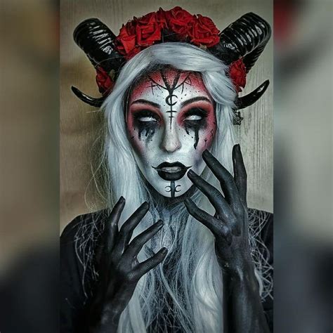 sexy demon makeup